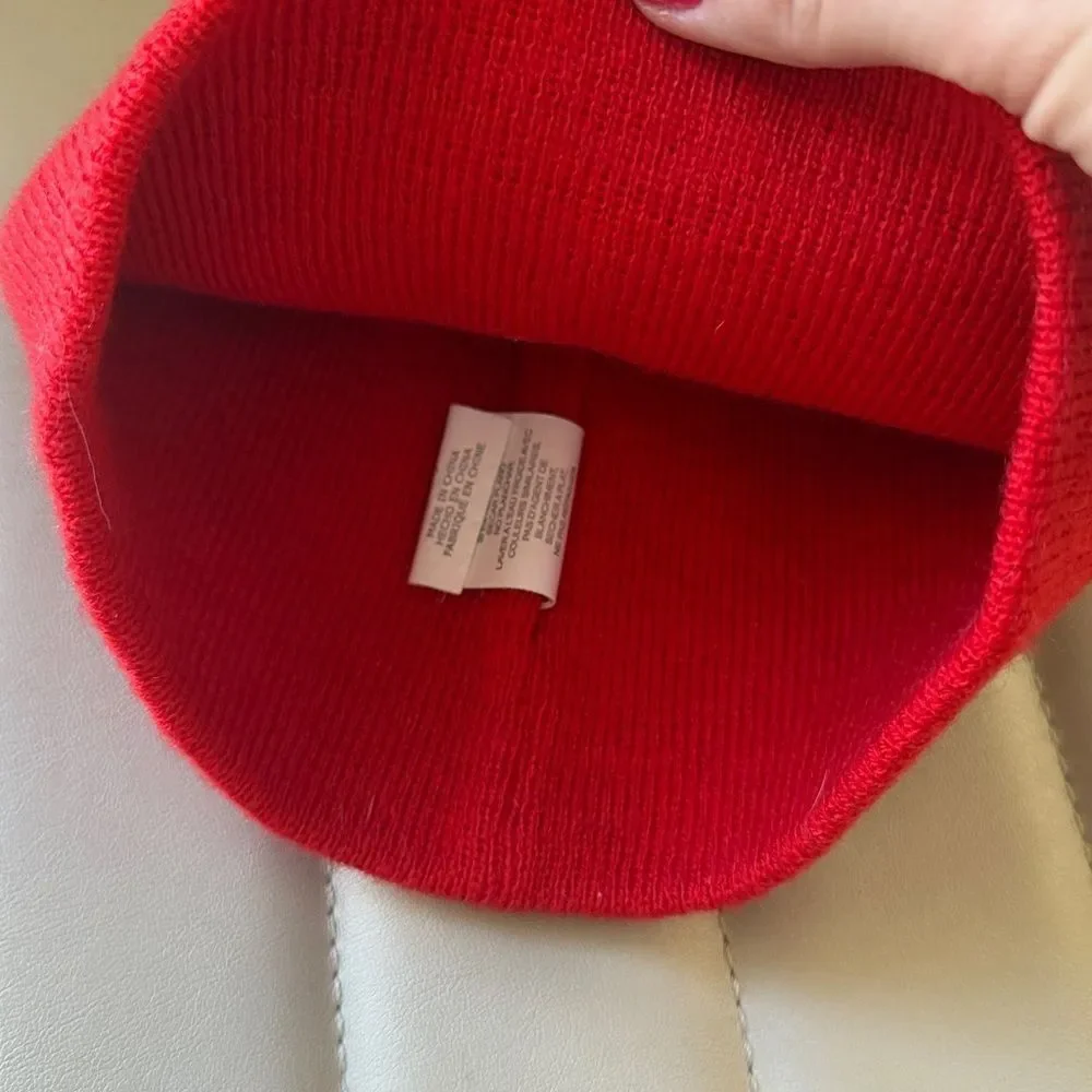 Kids Red Piston Cup Beanie Cars Lightning McQueen